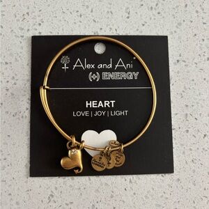 Gold Heart Alex and Ani Bracelet